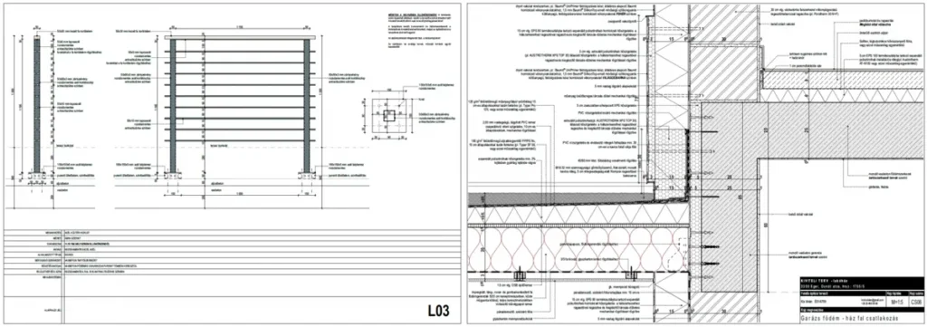 Kivitelezési tervek